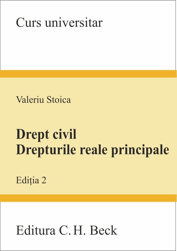 Imagine Drept civil. Drepturile reale principale - editia a 2 -a