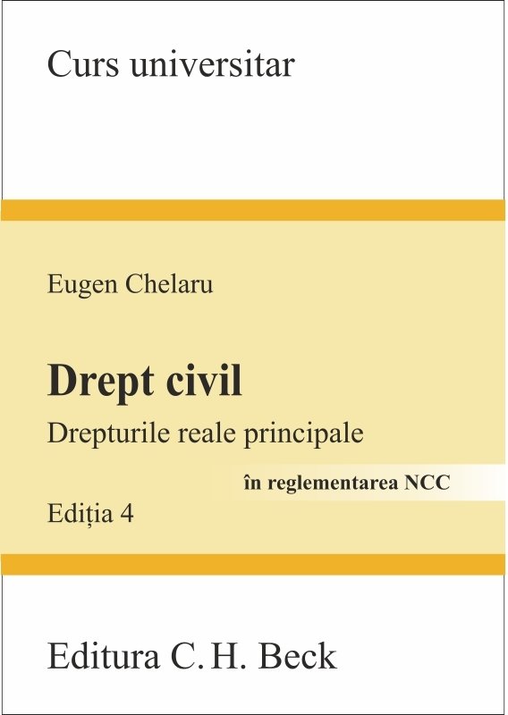 Imagine Drept civil. Drepturile reale principale - editia a 4-a