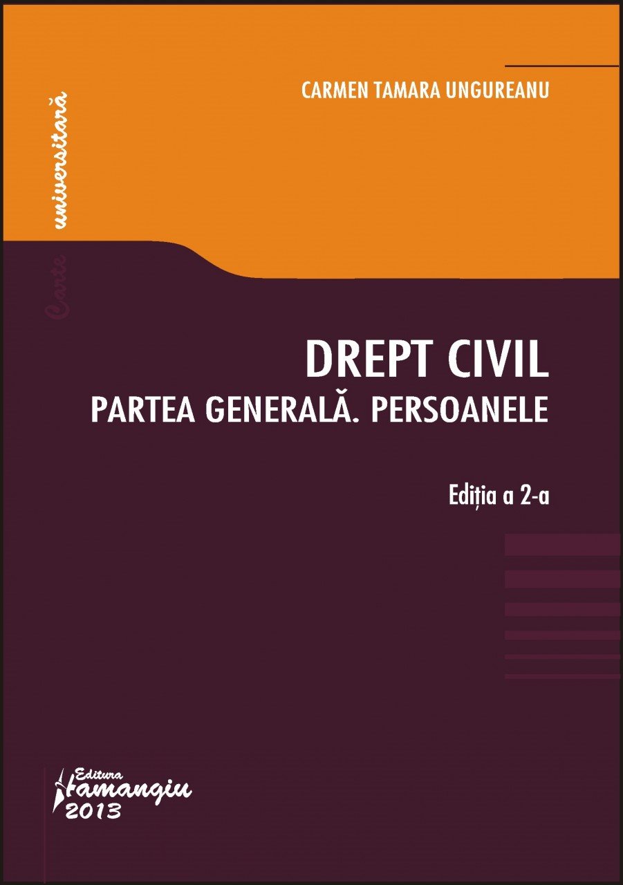 Imagine Drept civil. Partea generala. Persoanele. Editia a 2-a