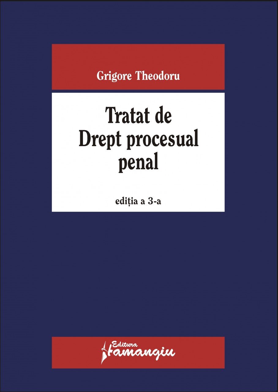 Imagine Tratat de Drept procesual penal. Editia a 3-a