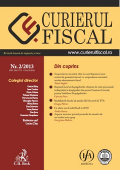 Imagine Curierul fiscal, nr. 2/2013