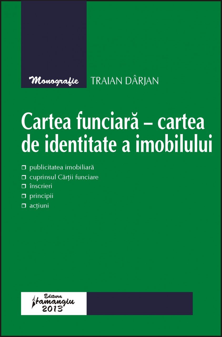 Imagine Carte funciara - cartea de identitate a imobilului
