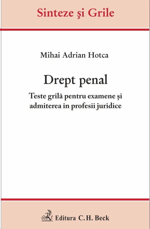 Imagine Drept penal. Teste grila pentru examene si admiterea in profesii juridice
