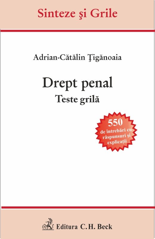 Imagine Drept penal. Teste grila