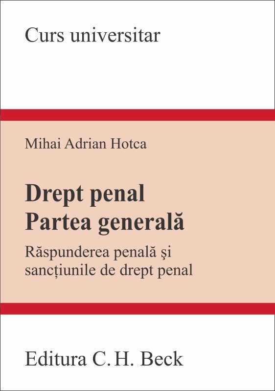 Imagine Drept penal. Partea generala. Raspunderea penala si sanctiunile de drept penal