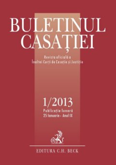 Imagine Buletinul Casatiei, nr. 1/2013