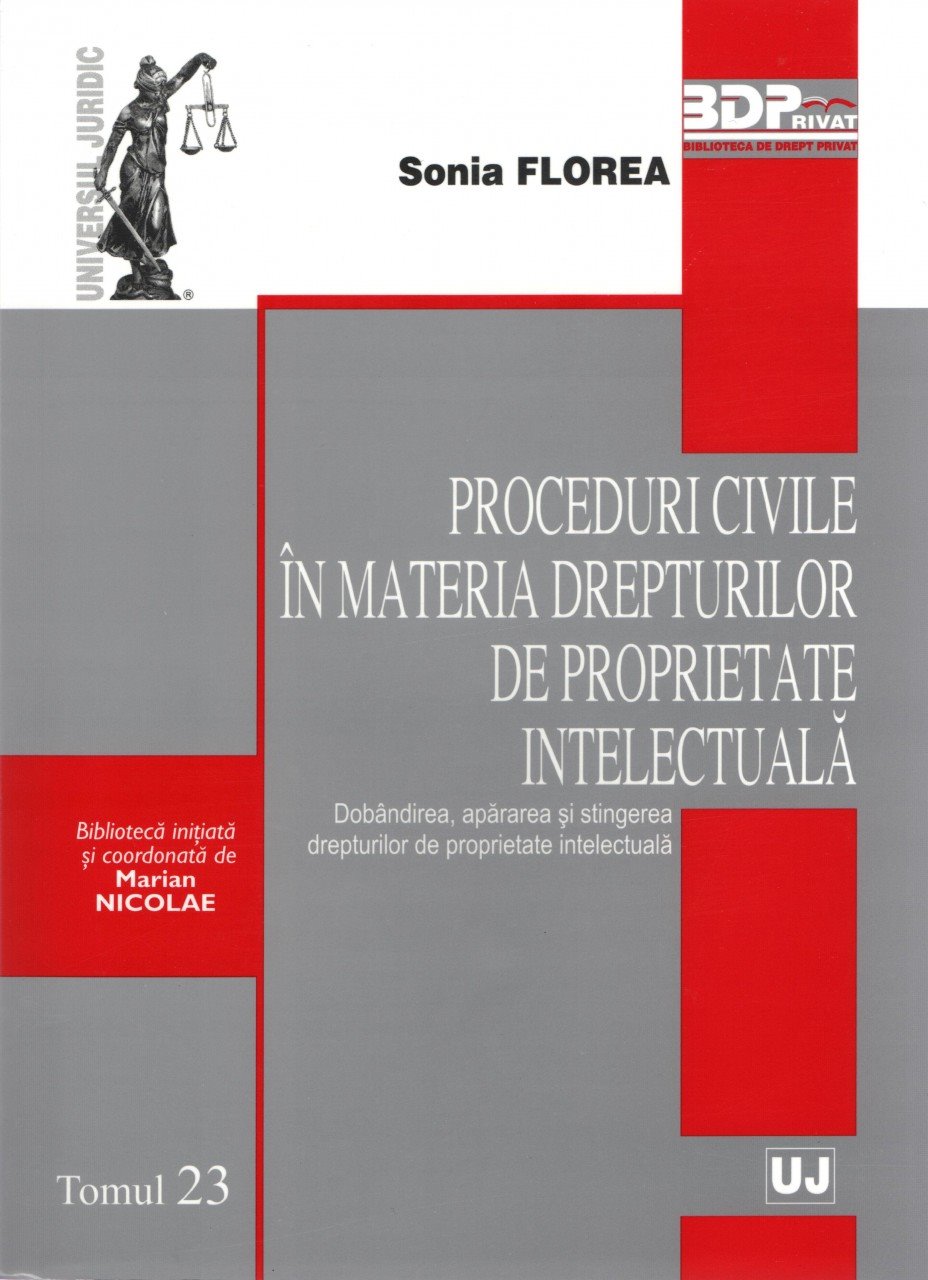 Imagine Proceduri civile in materia drepturilor de proprietate intelectuala