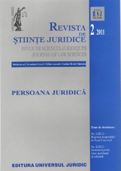 Imagine Revista de Stiinte Juridice, Nr. 2/2011
