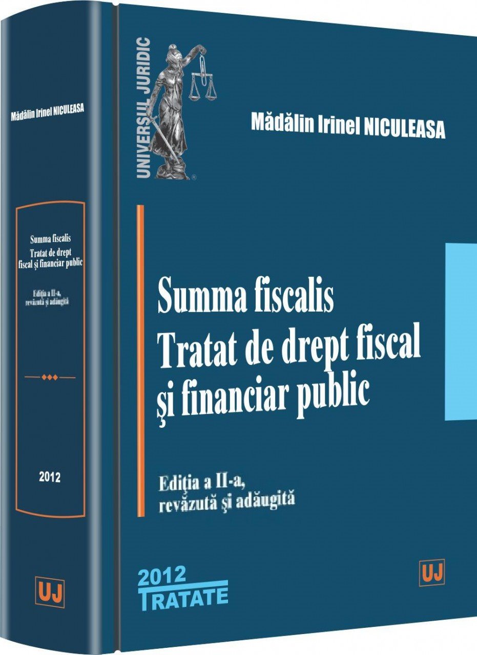 Imagine Summa fiscalis. Tratat de drept fiscal si financiar public