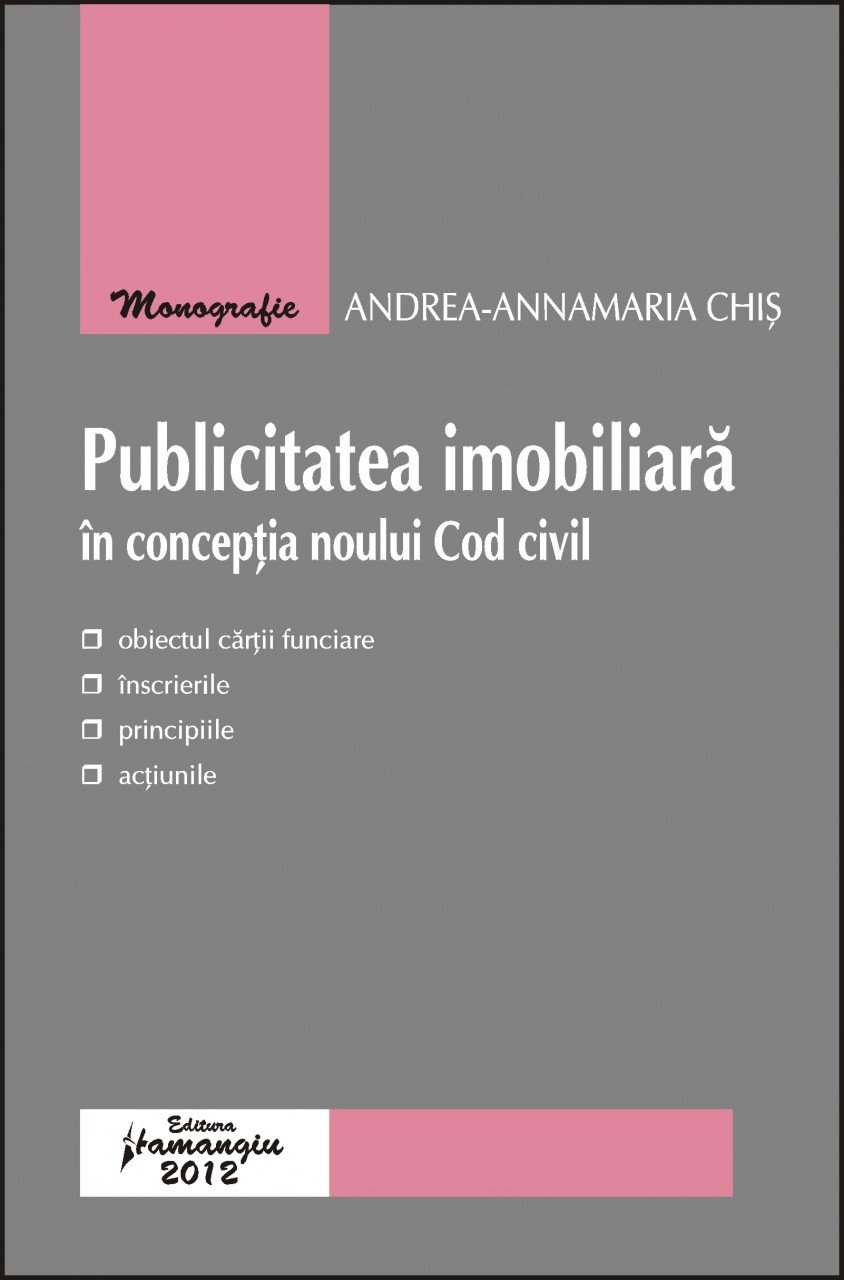 Imagine Publicitatea imobiliara in conceptia noului Cod civil