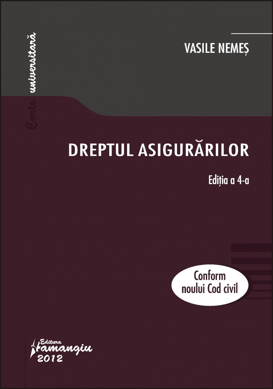 Imagine Dreptul asigurarilor. Editia a 4-a
