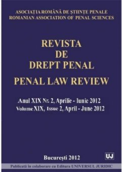 Imagine Revista de Drept Penal nr. 2/2012