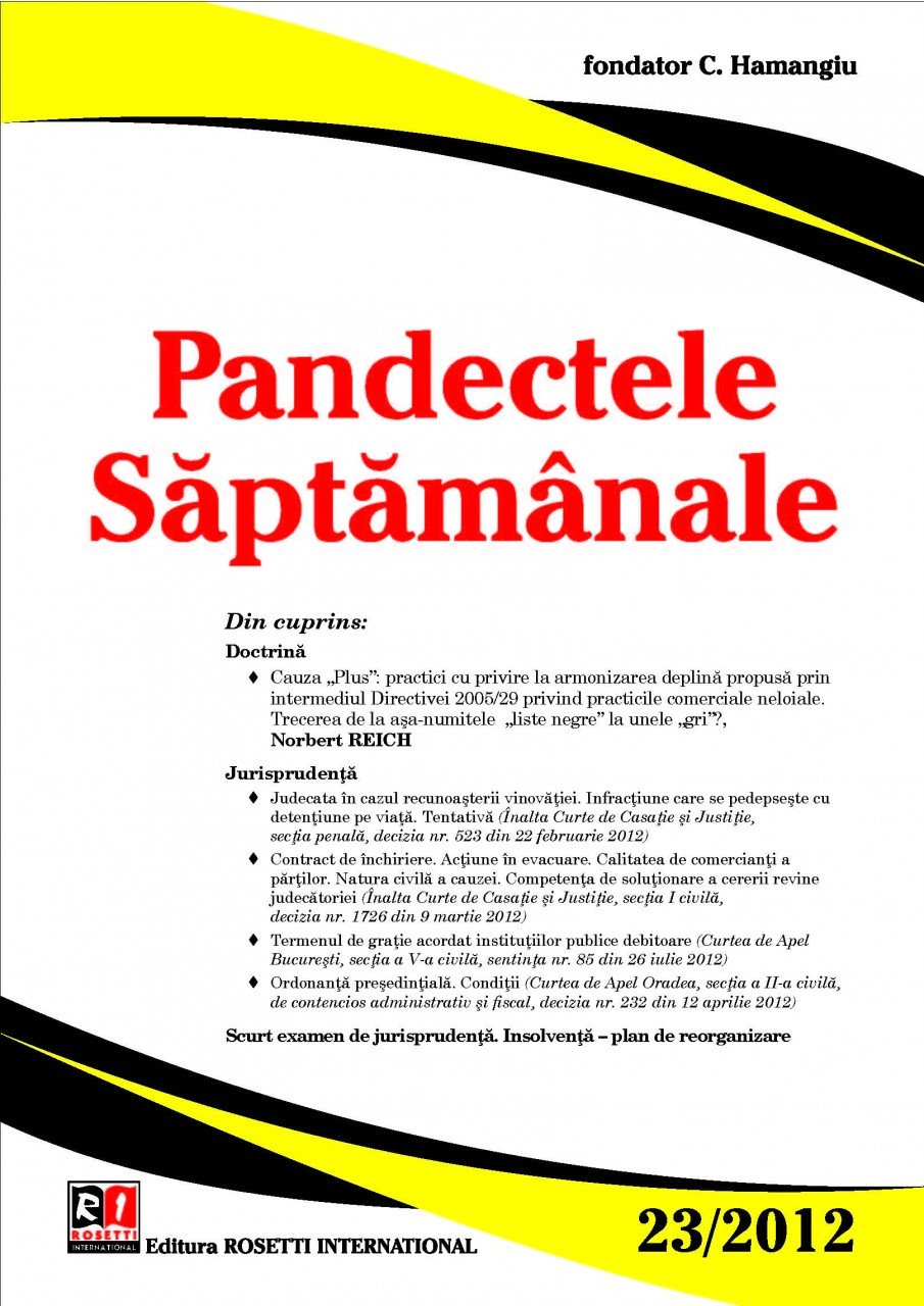 Imagine Pandectele Saptamanale, Nr.23/2012