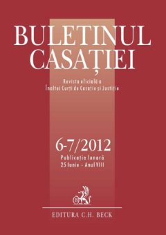 Imagine Buletinul Casatiei, nr. 6-7/2012