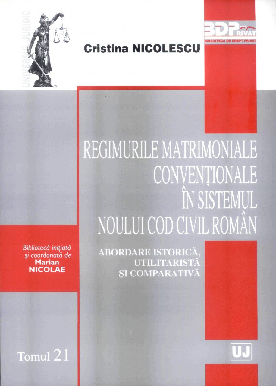 Imagine Regimurile matrimoniale conventionale in sistemul noului Cod civil roman