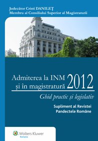 Imagine Admiterea la INM si in magistratura 2012