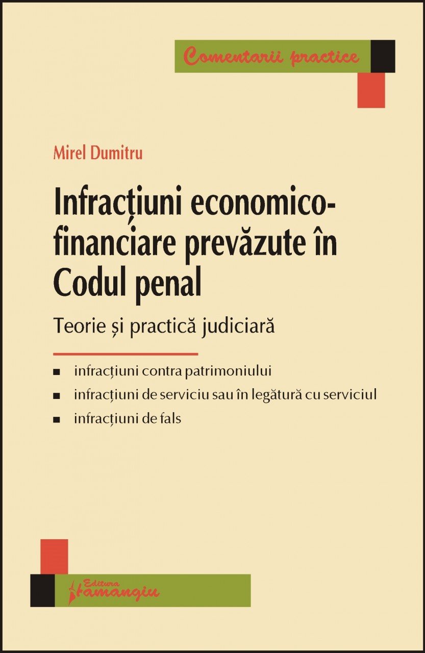 Imagine Infractiuni economico-financiare prevazute in Codul penal