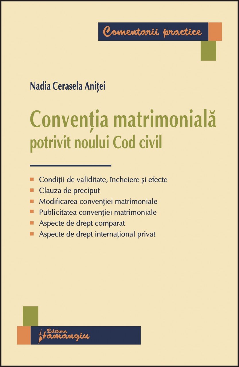 Imagine Conventia matrimoniala potrivit Noului Cod civil