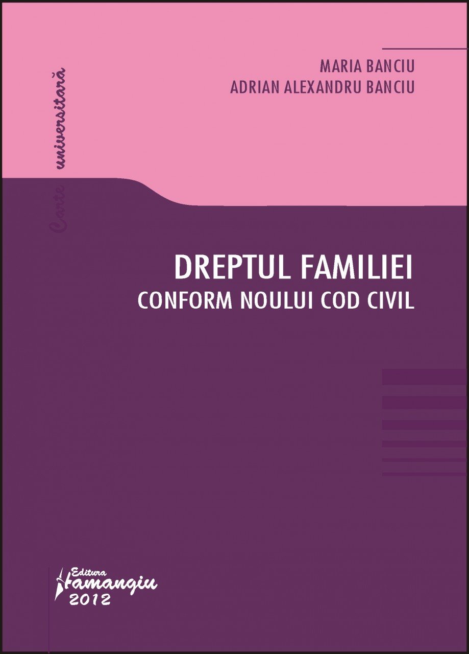 Imagine Dreptul familiei conform noului Cod civil