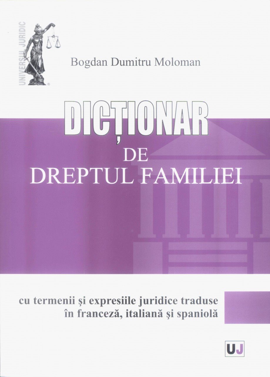 Imagine Dictionar de dreptul familiei