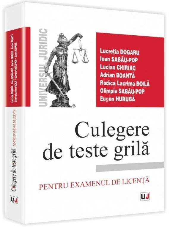 Imagine Culegere de teste grila