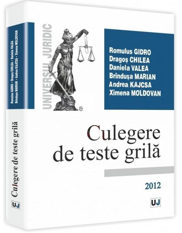 Imagine Culegere de teste grila - 2012