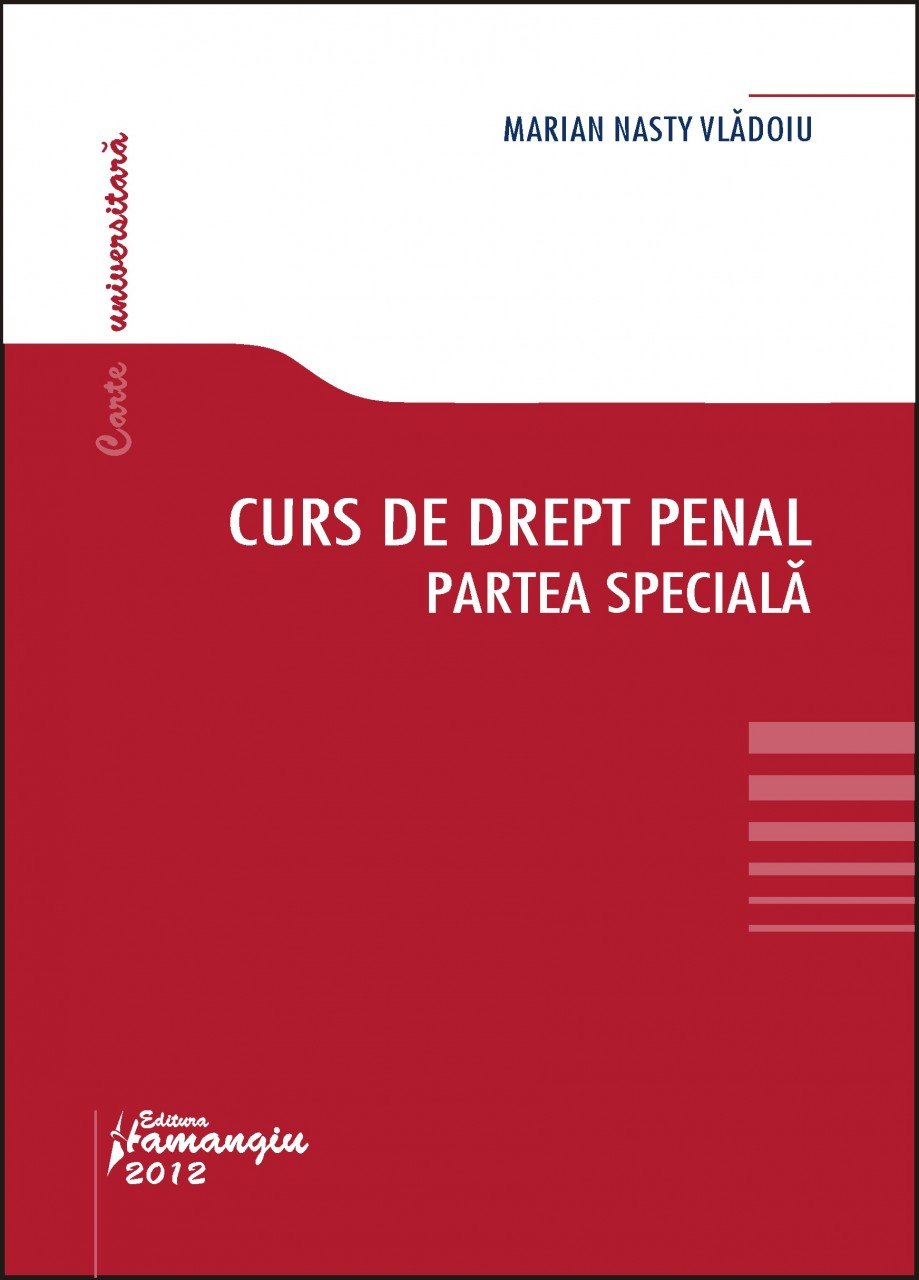 Imagine Curs de drept penal. Partea speciala