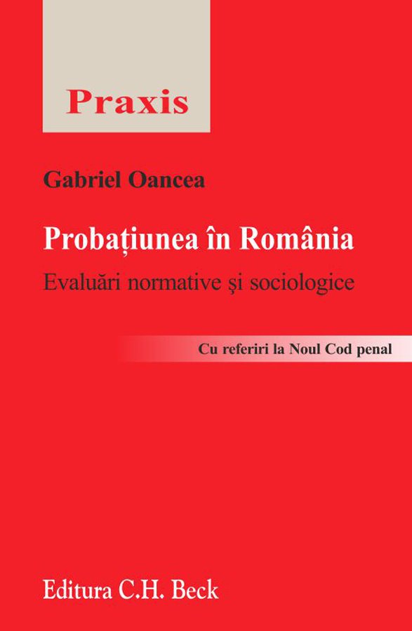 Imagine Probatiunea in Romania. Evaluari normative si sociologice