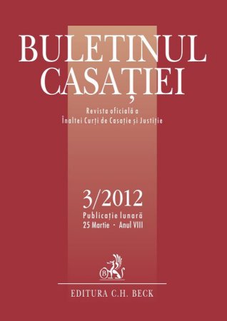 Imagine Buletinul Casatiei, nr. 3/2012