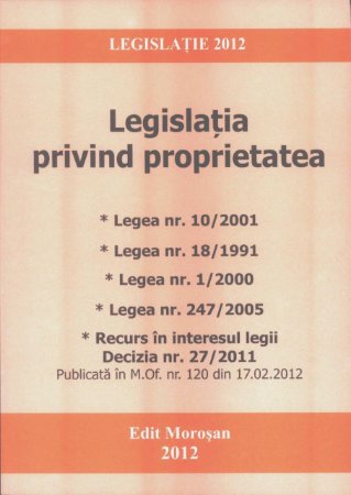 Imagine Legislatia privind proprietatea