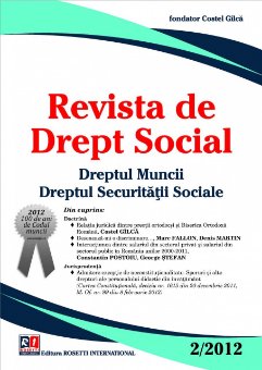 Imagine Revista de Drept Social, Nr. 2/2012