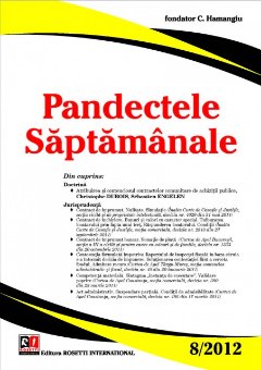 Imagine Pandectele Saptamanale, Nr. 8/2012