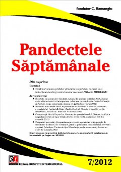 Imagine Pandectele Saptamanale, Nr. 7/2012