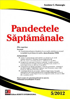 Imagine Pandectele Saptamanale, Nr. 5/2012