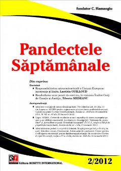 Imagine Pandectele Saptamanale, Nr. 2/2012