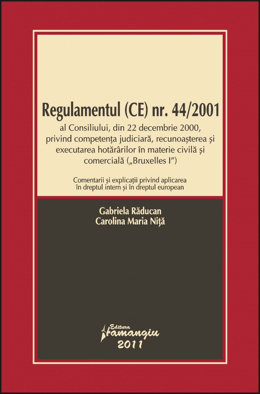 Imagine Regulamentul ( CE ) nr. 44/2001