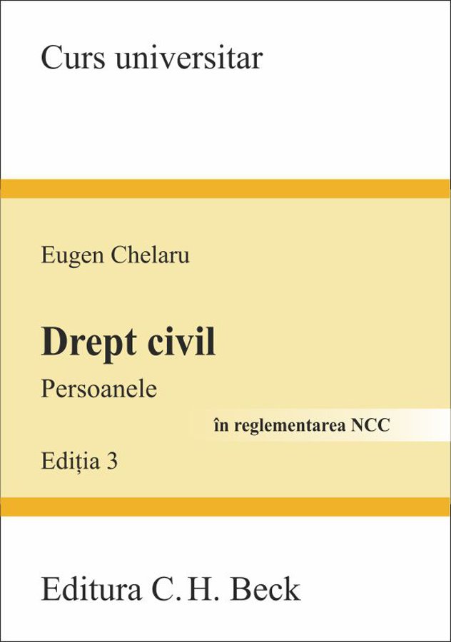Imagine Drept civil. Persoanele - in reglementarea NCC