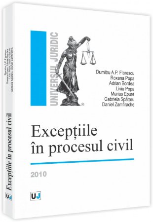 Imagine Exceptiile in procesul civil - 2010
