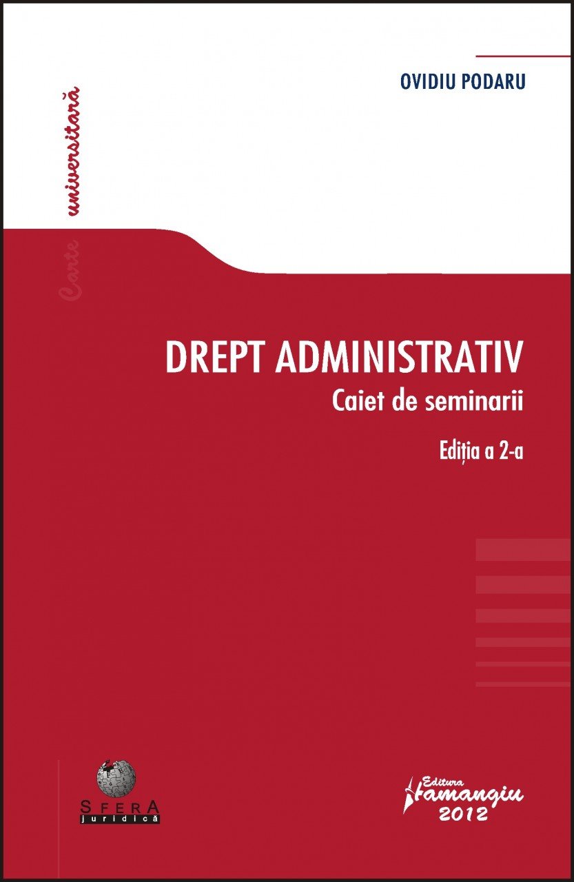 Imagine Drept administrativ. Caiet de seminarii. Editia a 2-a