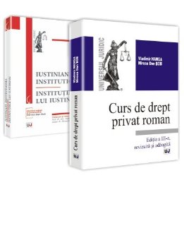 Imagine Oferta Pachet - Institutiile lui Iustinian + Curs de drept privat roman - Editia a III-a