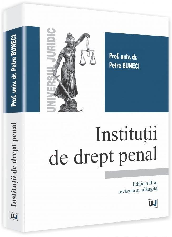 Imagine Institutii de drept penal. Teste grila