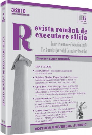 Imagine Revista romana de executare silita, Nr. 3/2010