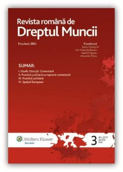 Imagine Revista Romana de Dreptul Muncii, Nr. 3/2011