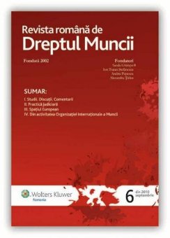 Imagine Revista romana de dreptul muncii, Nr. 6/2010