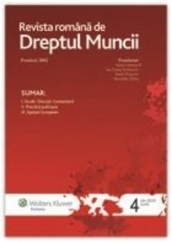 Imagine Revista romana de dreptul muncii, Nr. 4/2010