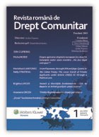 Imagine Revista romana de drept comunitar, Nr. 1/2010