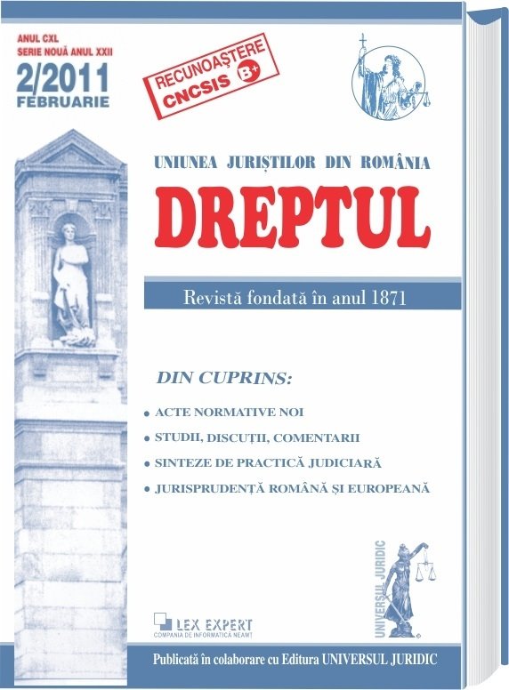 Imagine Revista Dreptul, Nr. 2/2011