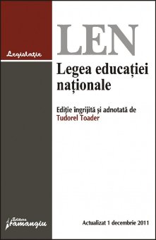Imagine Legea educatiei nationale 1.12.2011