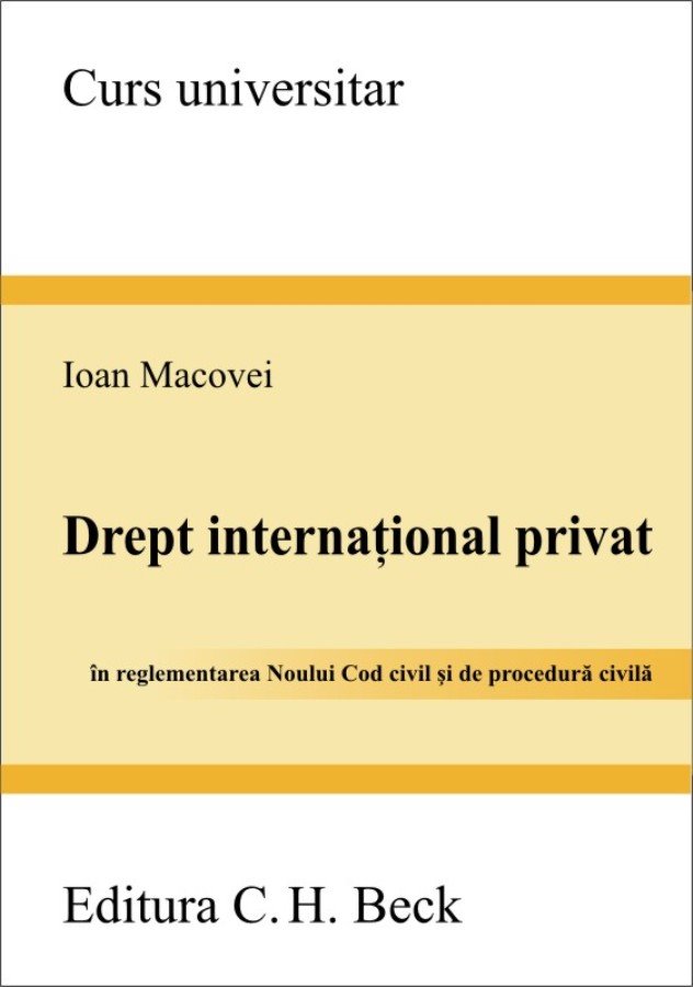 Imagine Drept international privat. In reglementarea Noului Cod civil si de procedura civila