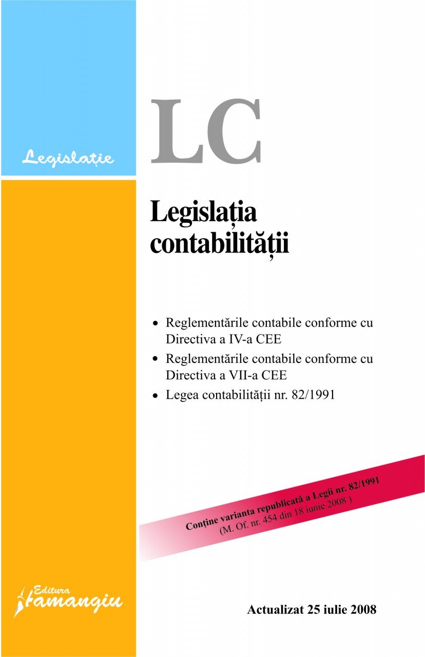Imagine Legea contabilitatii actualizat 25.07.2008